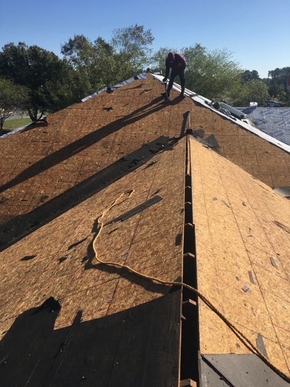 OB&C Roofing LLC roofing work